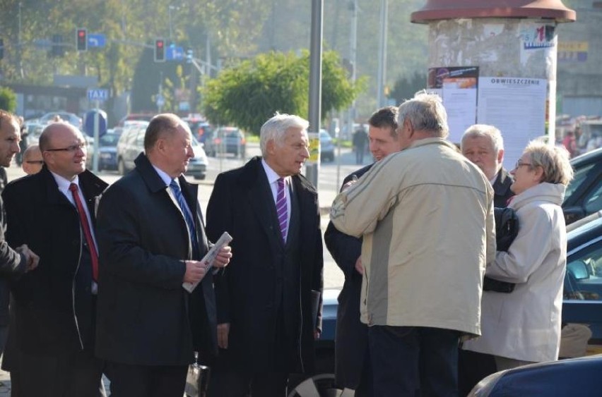 Jerzy Buzek odwiedził Wodzisław Śl.