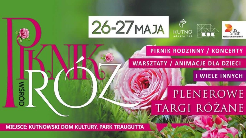 W weekend zapraszamy do Kutna na Piknik wsród Róż 