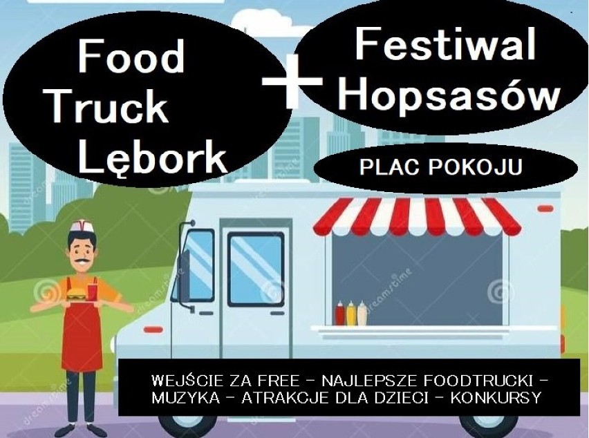 Lębork. W weekend zlot Food Truck na placu Pokoju. Dla najmłodszych festiwal dmuchańców