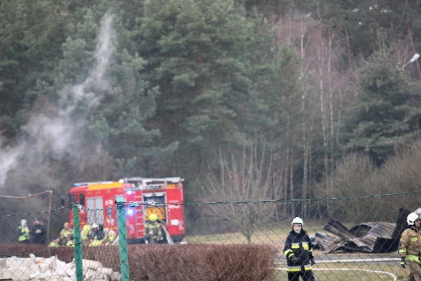 Pożar w stolarni w Szamocinie – straty są ogromne