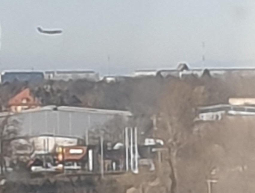 Lockheed C-5 Galaxy nad Wrocławiem w poniedziałkowy poranek