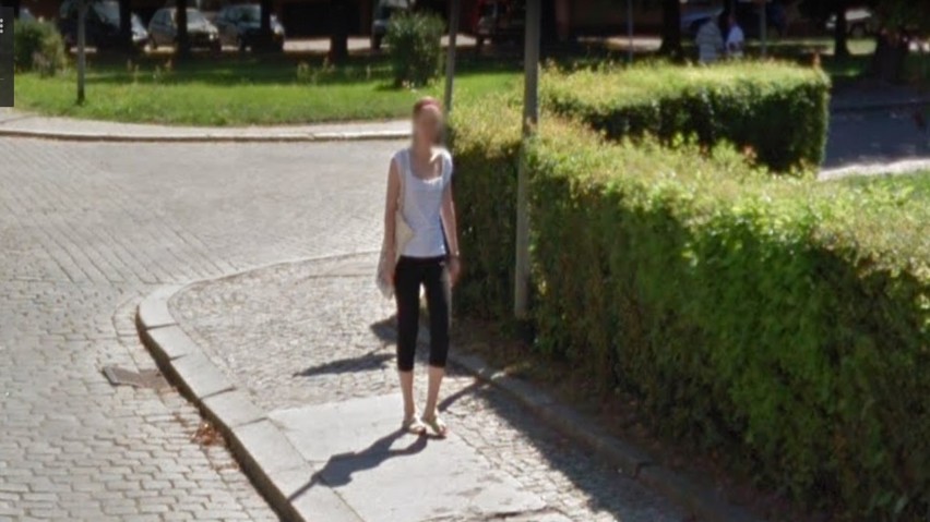 Mieszkańcy Gubina "złapani" przez kamerę Google.