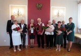 Cztery pary z gminy Wapno otrzymały medale za długoletnie pożycie małżeńskie 