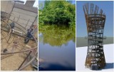 Trwa przygotowywanie wieży do montażu na Wzgórzu Gedymina w Szczawnie - Zdroju. Zobaczcie to miejsce kiedyś i dziś oraz wizualizacje