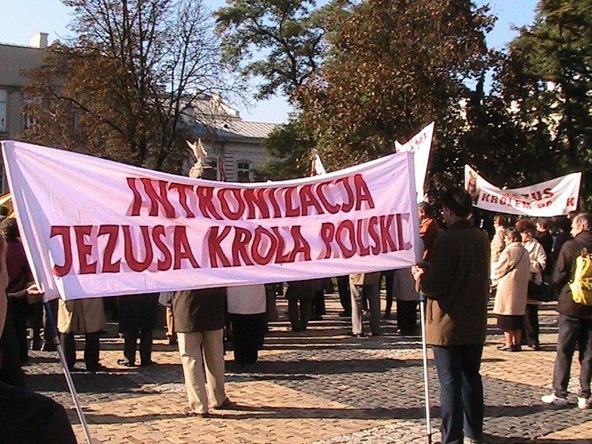 Marsz dla Jezusa Króla Polski przeszedł przez Lublin (WIDEO, ZDJĘCIA)