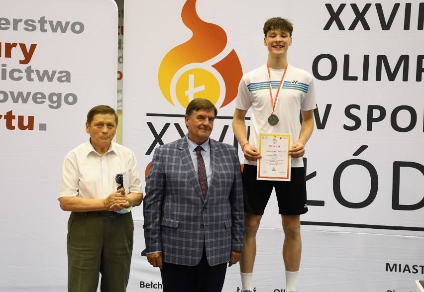 Olimpiada młodzieży w badmintona - Piotrków 2021. Dwa medale...