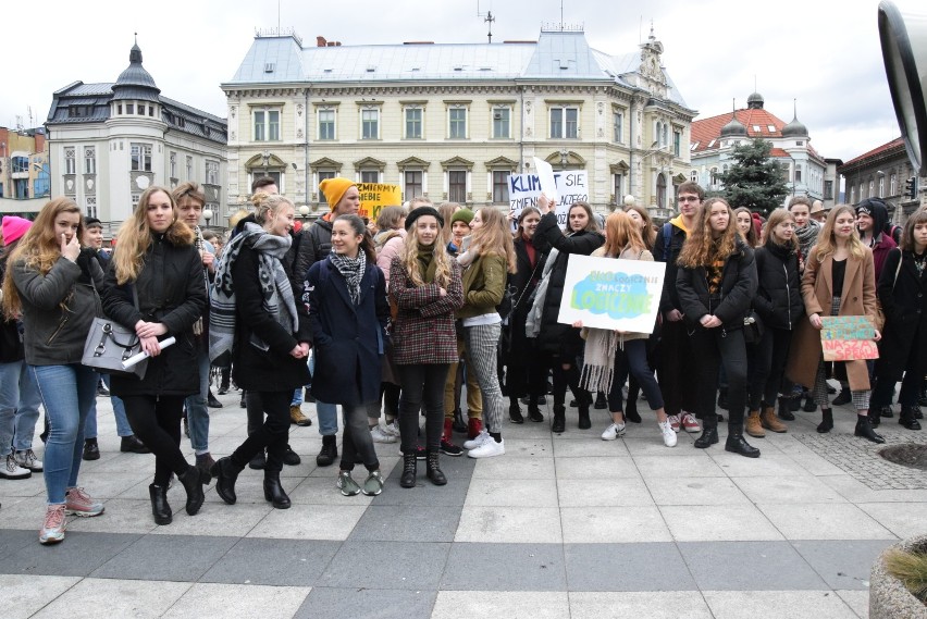 Strajk klimatyczny w Bielsku-Białej. Trzeba chronić Ziemię. I to jak najszybciej!  [ZDJĘCIA]