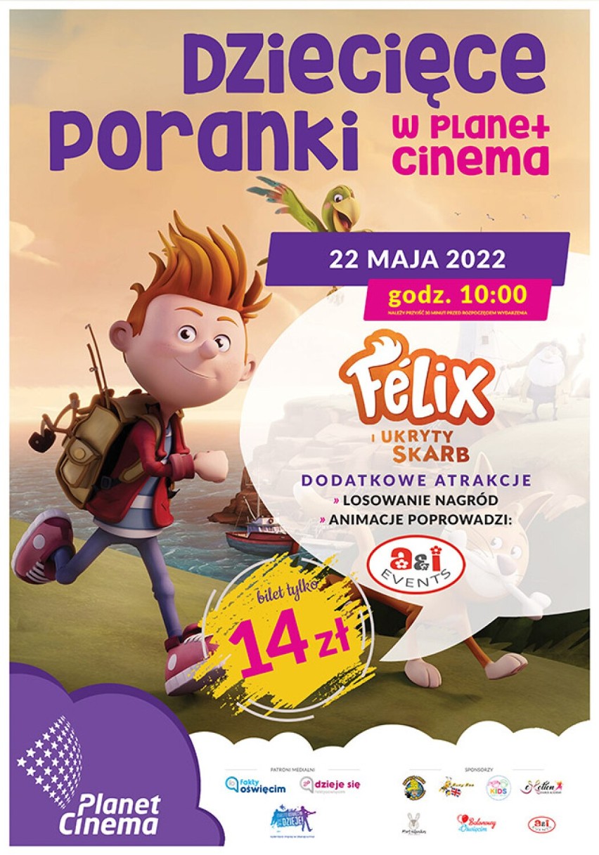 Oświęcim, Kino Planet Cinema, niedziela, 22 maja, godz. 10...