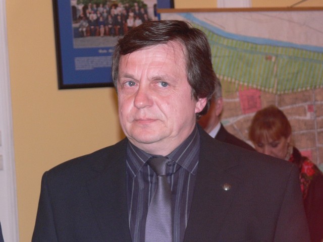 Grzegorz Michalak na czwartkowej sesji Rady Miejskiej w Łowiczu