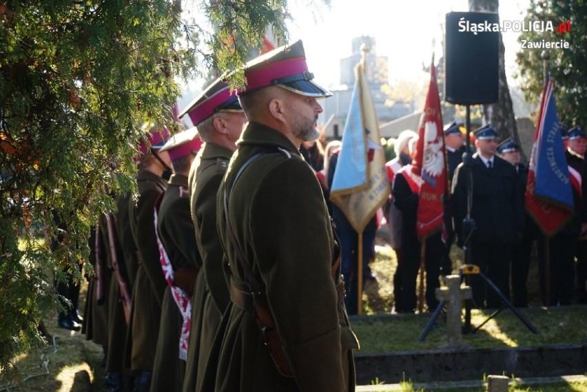 Święto Niepodległości 2021 w Zawierciu. Zobacz ZDJĘCIA z oficjalnych obchodów