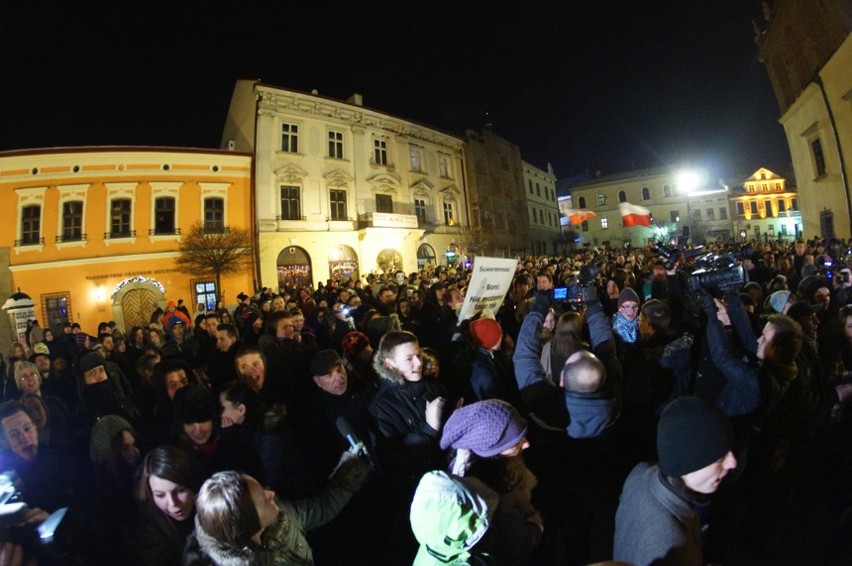 Tarnów. Protest przeciwko ACTA