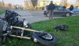 Wypadek z udziałem motocyklisty w Zduńskiej Woli. Wina kierowcy skody
