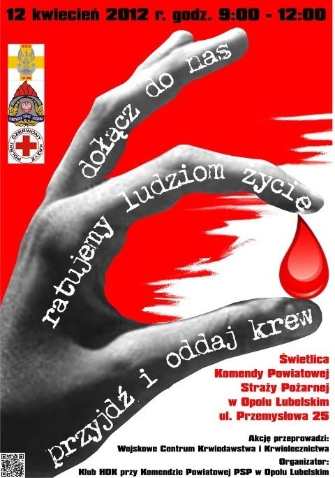 Opole Lubelskie: Oddaj krew u strażaków