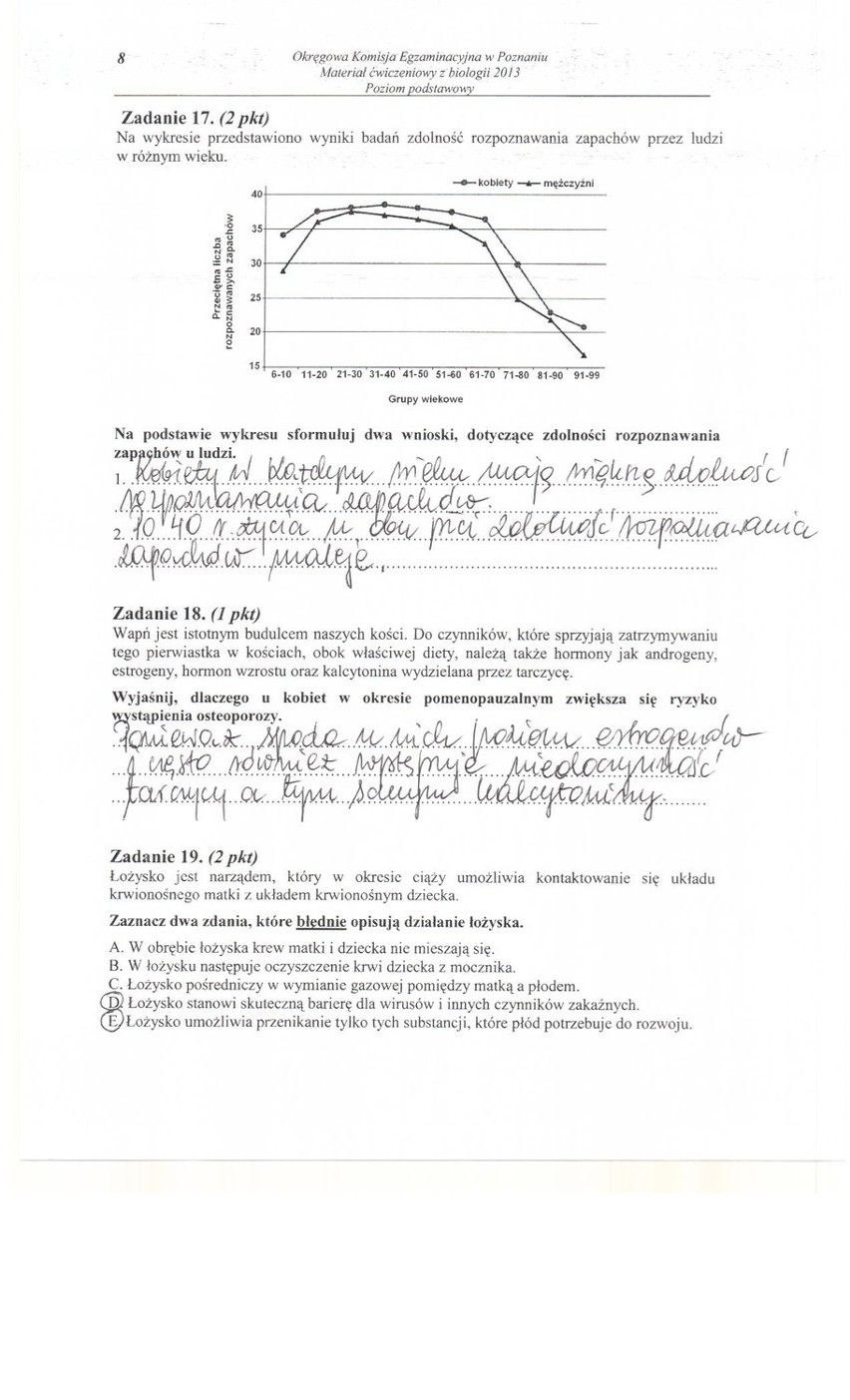 Próbna matura 2013: Biologia [ARKUSZE, ODPOWIEDZI]