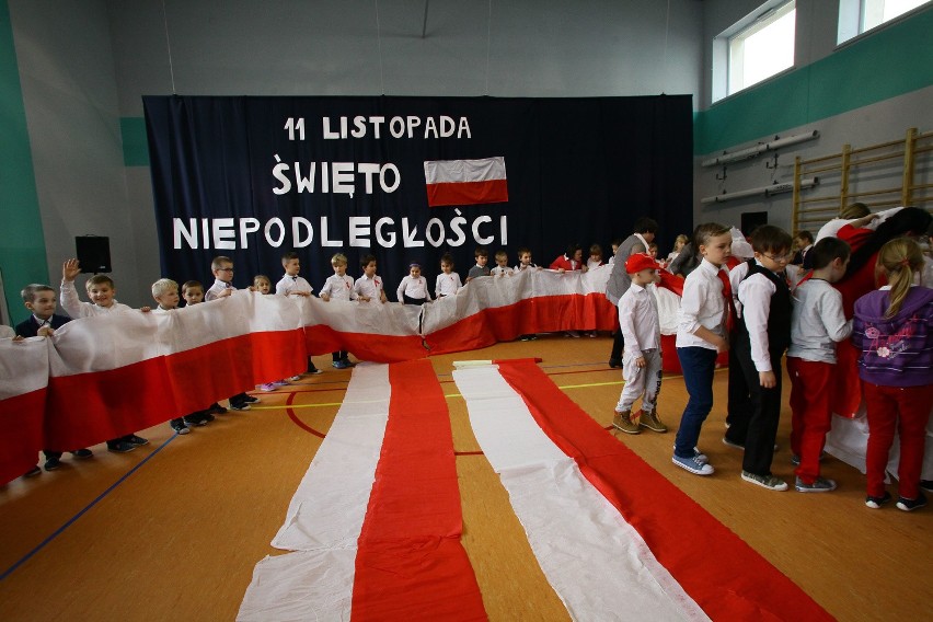 Święto Niepodległości w SP nr 36 w Łodzi