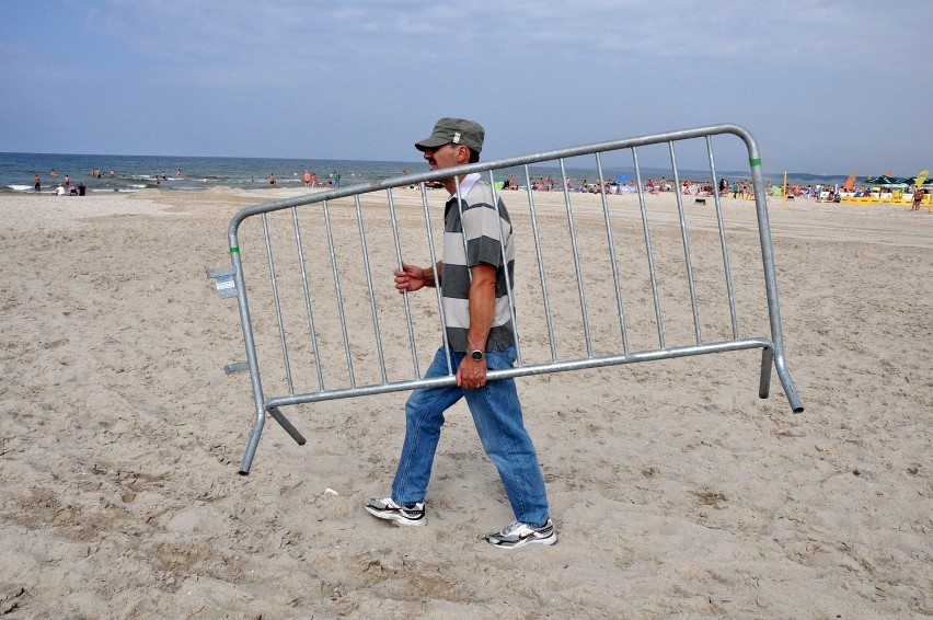 Beach Soccer w Ustce: Przygotowanie plaży na najbliższe...