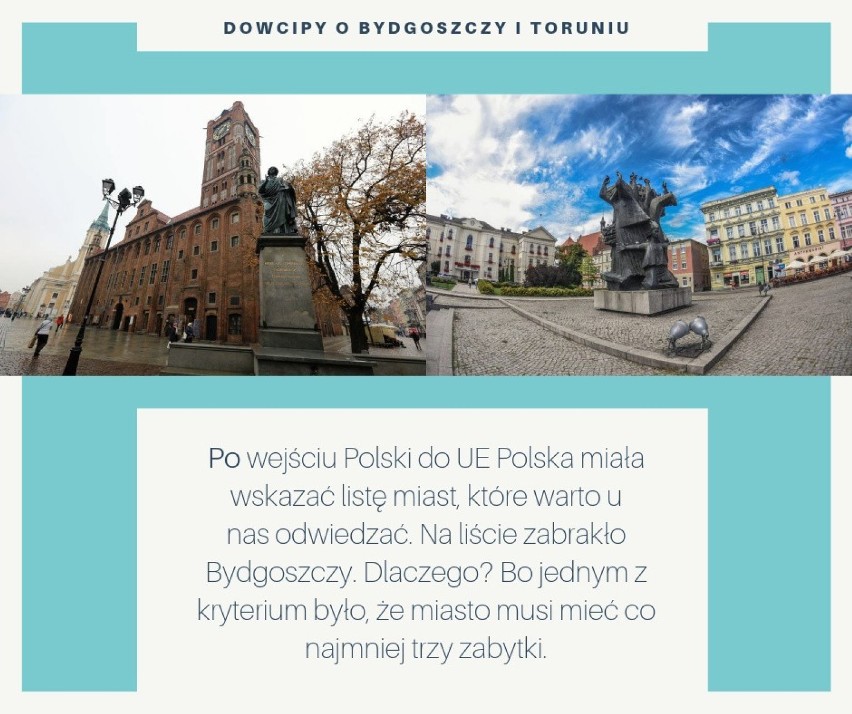 Spojrzeliśmy na konflikt bydgosko-toruński z przymrużeniem...