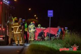 Brunary. Dachowanie samochodu na drodze w kierunku Florynki. Nie żyje 17-letnia pasażerka, trzy osoby trafiły do szpitala