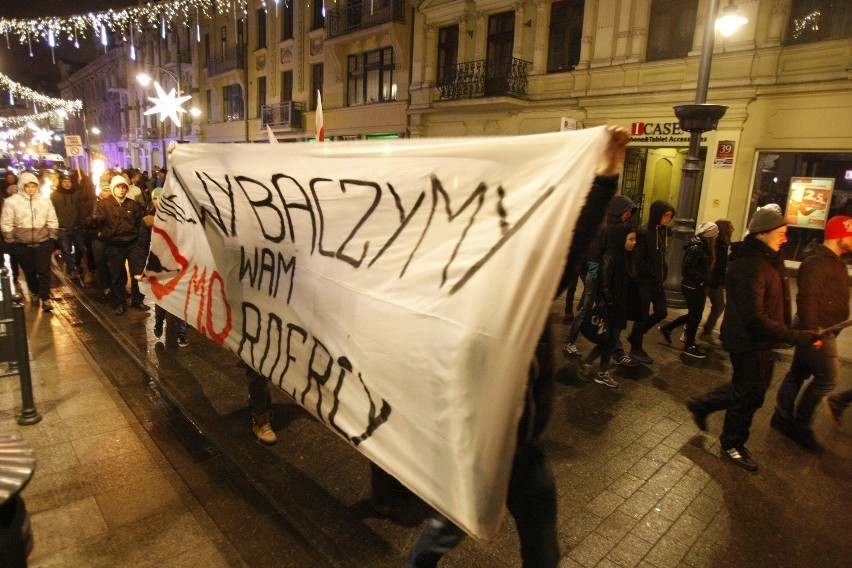 Manifestacja odbyła się w Łodzi po raz dziewiąty. Uczestnicy...