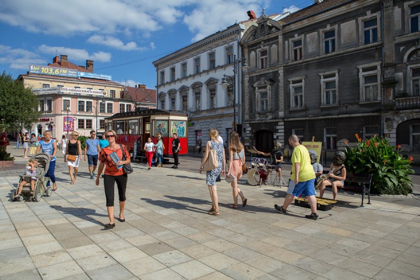 Tarnów. Havel-Man na Placu Sobieskiego [ZDJĘCIA]