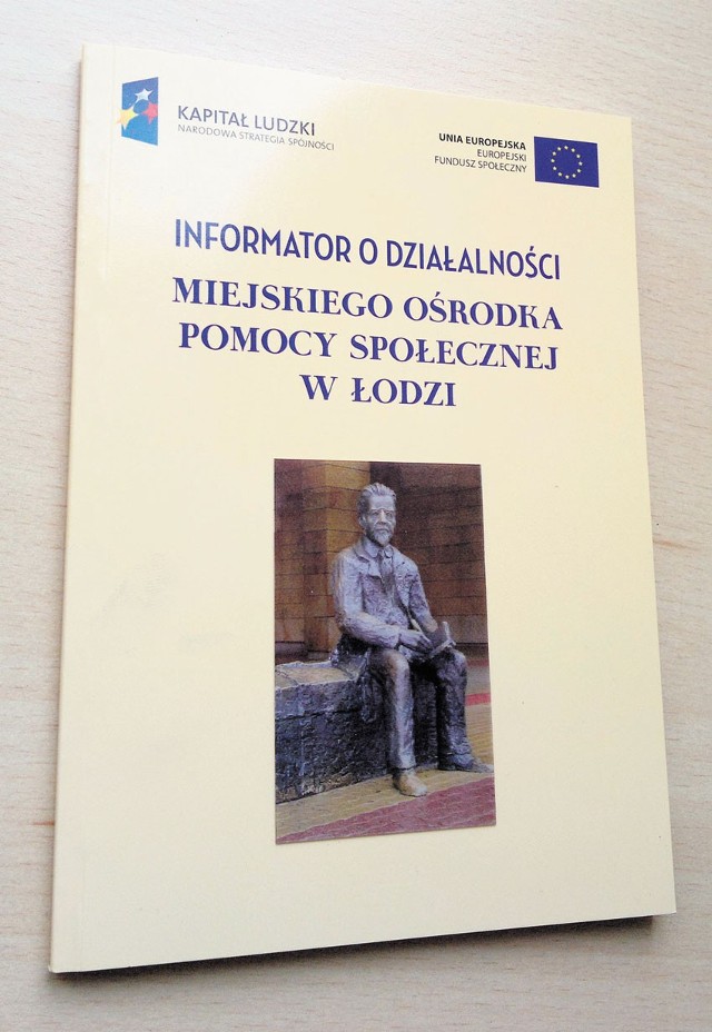 Taki informator wydał MOPS za pieniądze z Unii Europejskiej.