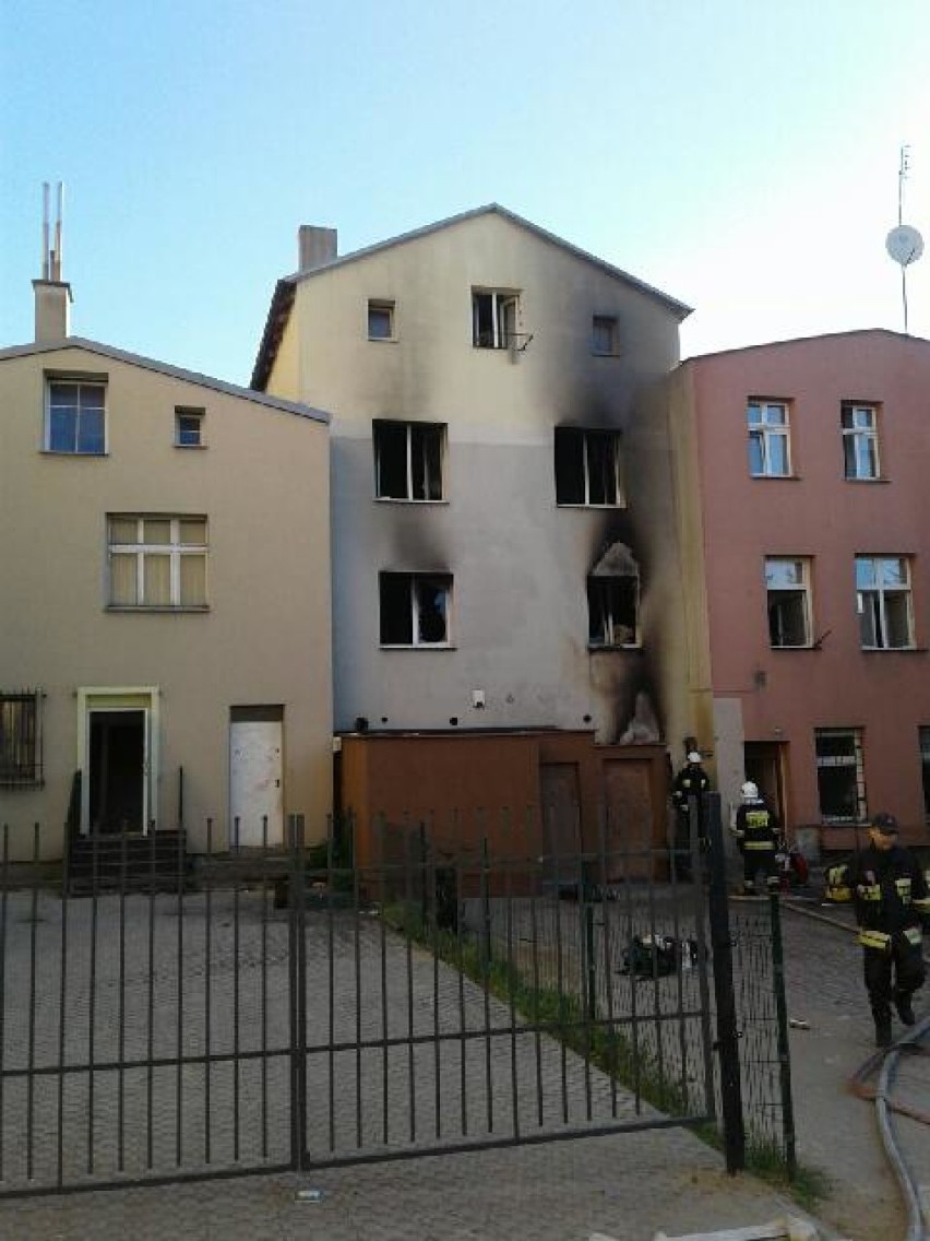 Pożar w Tczewie przy ul. Podgórnej 2 [23.05.2018]