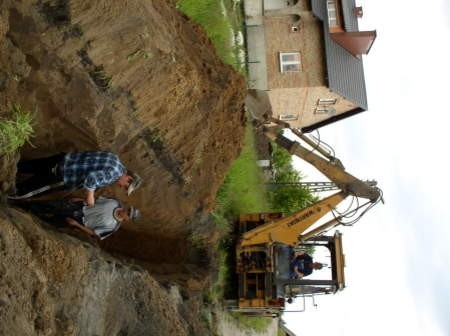 Budowę kanalizacj w Charbrowie przerwano w ubiegłym roku, bo upadła firma wykonawcy.
