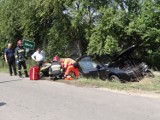 Wypadek w Zdunach. Nie żyje ranna pasażerka 