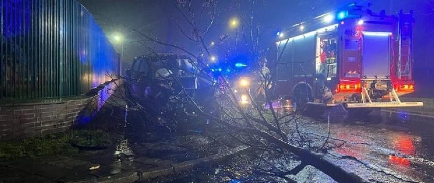 Wypadek w Brzegu - 6.12.2022r.