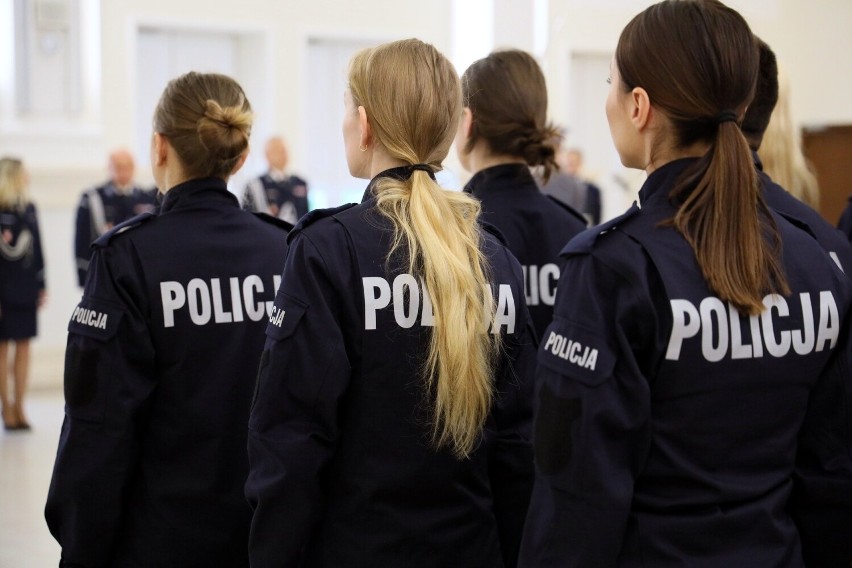 Ślubowanie nowych policjantów. Lubelski garnizon ma 31 nowych funkcjonariuszy. Zobacz fotorelację z wydarzenia