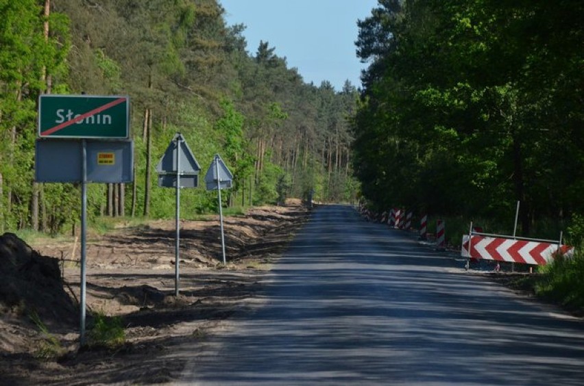 Remont drogi Czempiń-Słonin ZDJĘCIA 