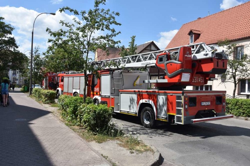 Straż pożarną  wezwano do banku PKO w Wągrowcu  [ZDJĘCIA, FILM] 