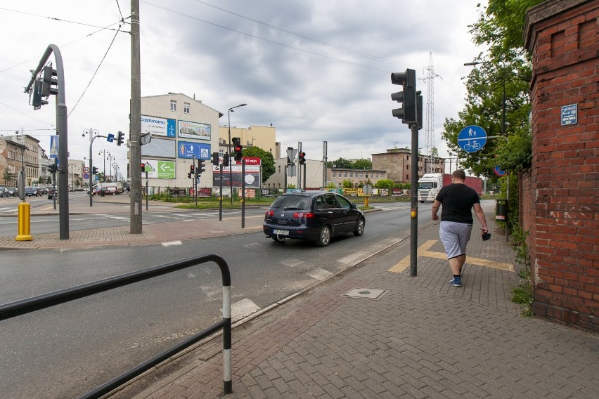 Skrzyżowanie Artyleryjska-Gdańska.