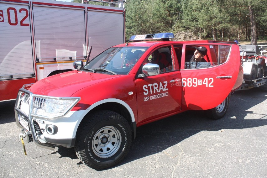 Ćwiczenia strażackie w Hucisku 2015