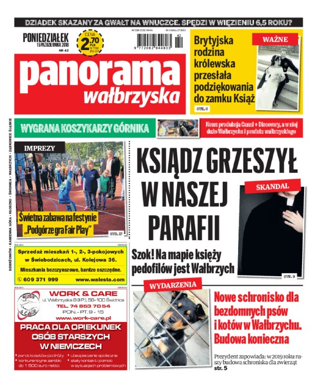 Panorama Wałbrzyska wydanie z 15 października 2018 r.