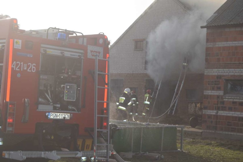 Groźny pożar stodoły w Zdziechowie