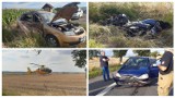 Tragedia na drodze krajowej nr 46 w Sidzinie. Nie żyje motocyklista, który zderzył się z samochodem. Pasażerka jest w stanie ciężkim