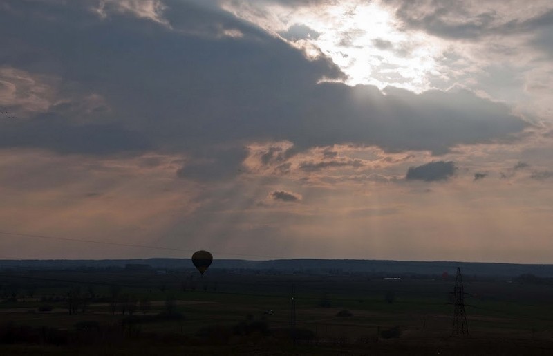 Balony nad Kwidzynem: Internauci podglądali loty balonów