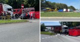 Tragiczny wypadek w Sosnowcu. Kierowca Audi nie ustąpił pierwszeństwa nadjeżdżającej ciężarówce. Zginął na miejscu. Na miejscu lądował LPR. 