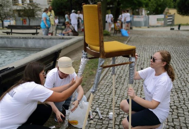 Happening artystyczny Środowiskowego Domu Samopomocy