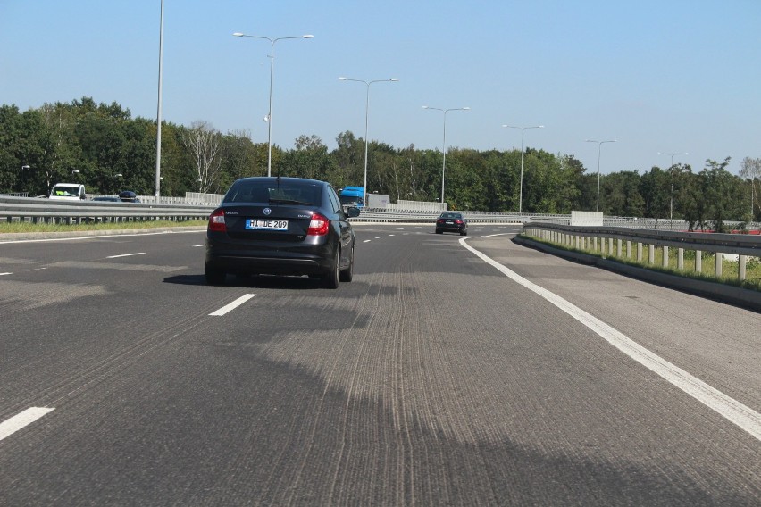 Poprzednie frezowanie na DTŚ w Gliwicach Skanska wykonała we...