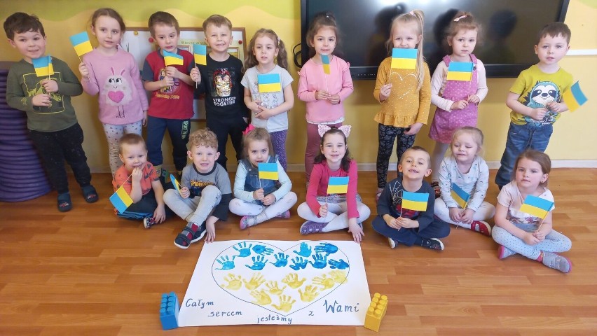 Przedszkolaki z Muzycznej Krainy wspierają dzieci z Ukrainy