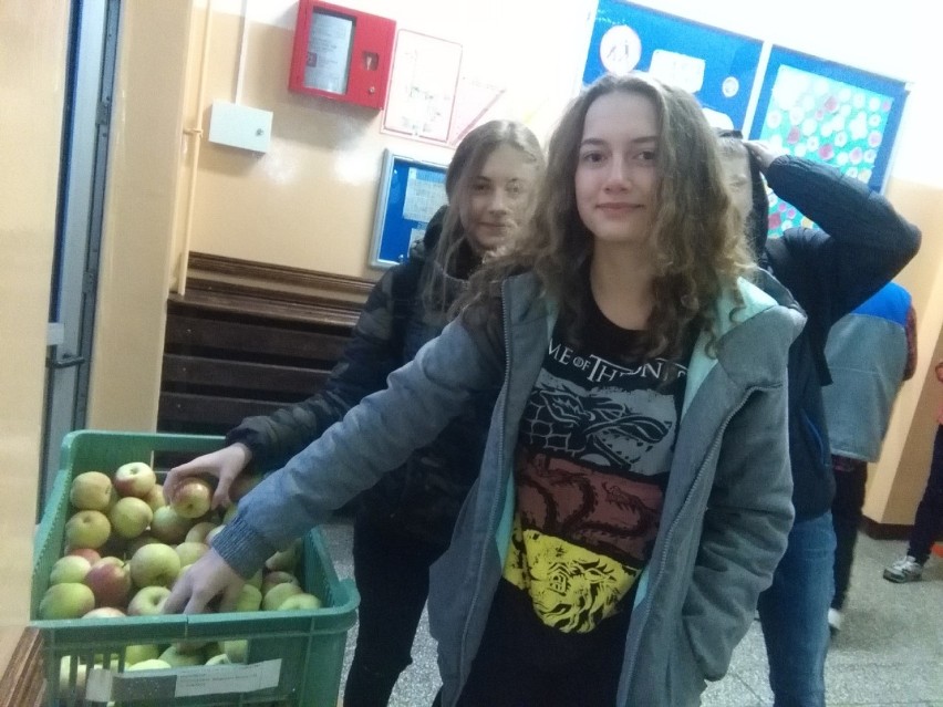 "Z jabłkiem w tle" w Gimnazjum nr 3. Szkoła współpracuje z Agencją Rynku Rolnego