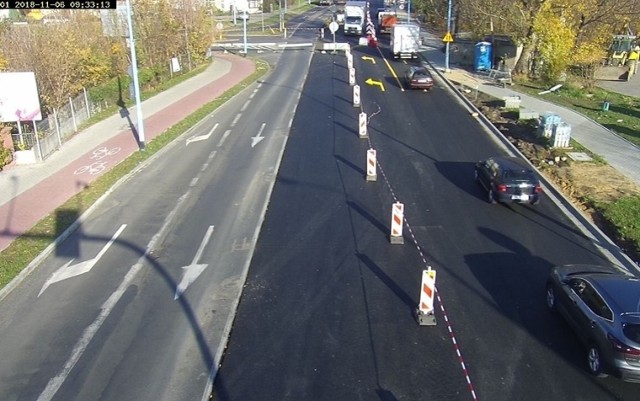 Przebudowa ul. Leszczyńskiej. Jeździmy jezdnią wschodnią