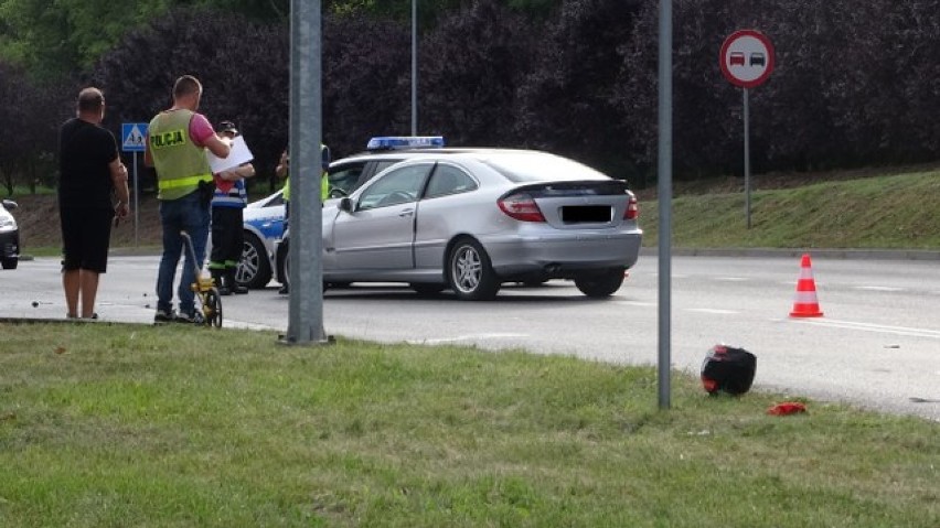 Wypadek na skrzyżowaniu Podgórnej i Warsztatowej