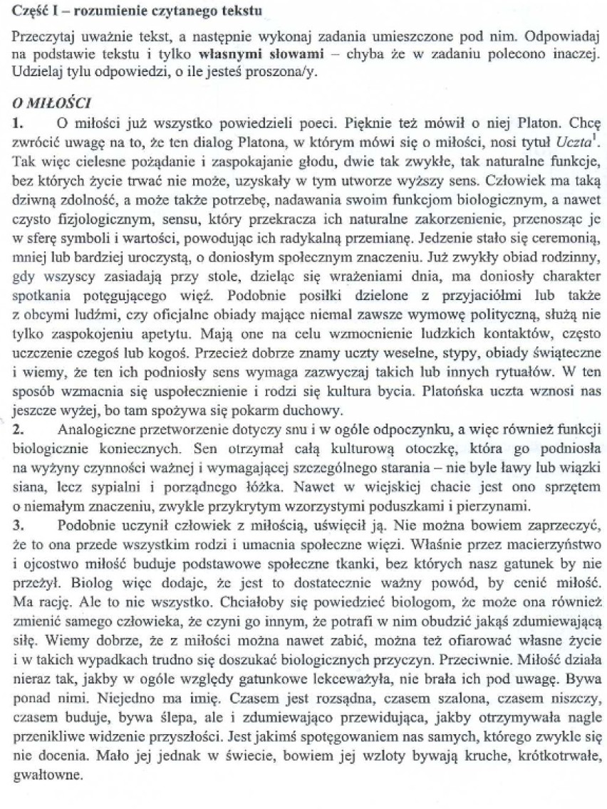 Matura 2014 z języka polskiego podstawa: arkusze, pytania, odpowiedzi 5 maja 2014