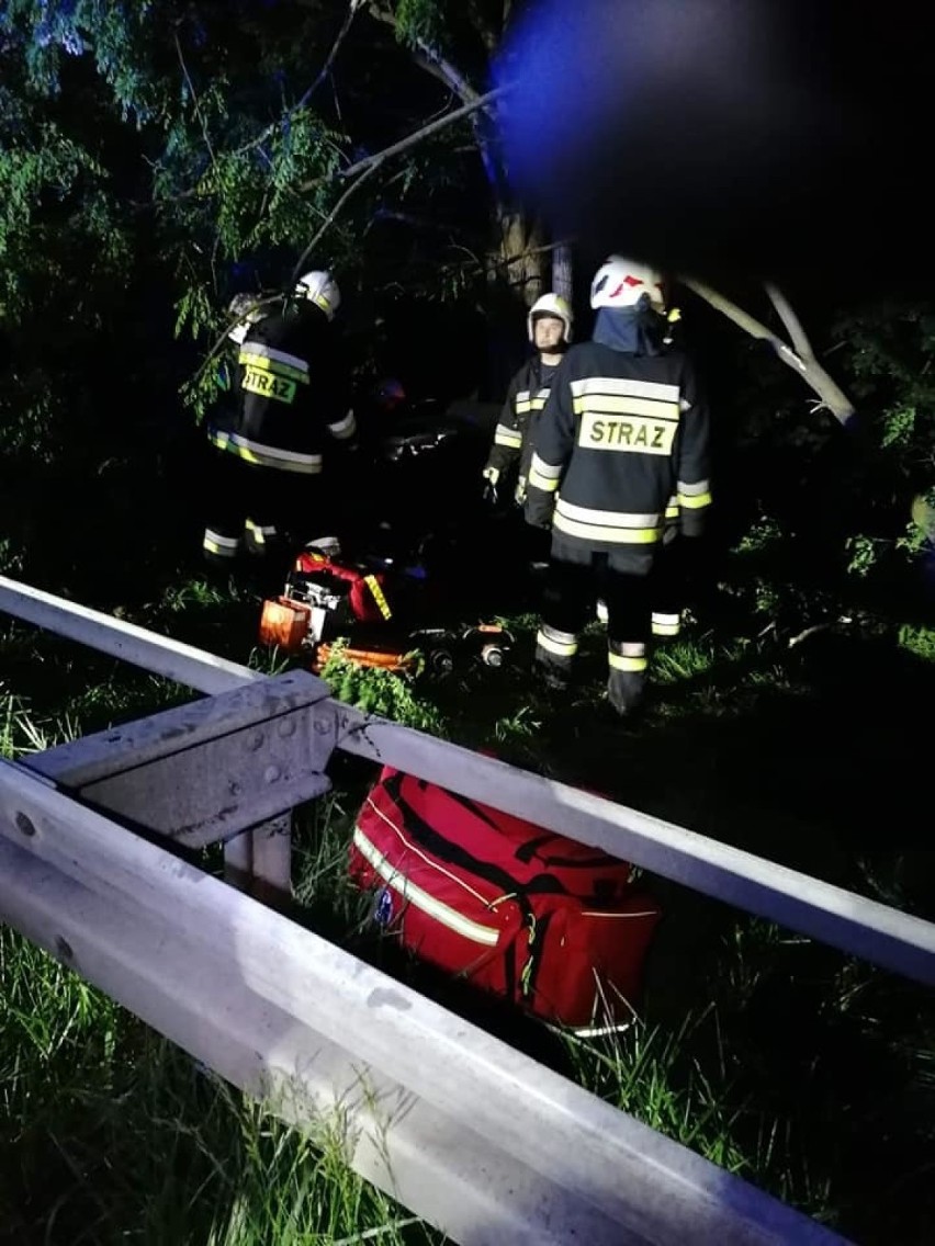 Wypadek na A4 na jej płatnym odcinku wstrzymał ruch pomiędzy...