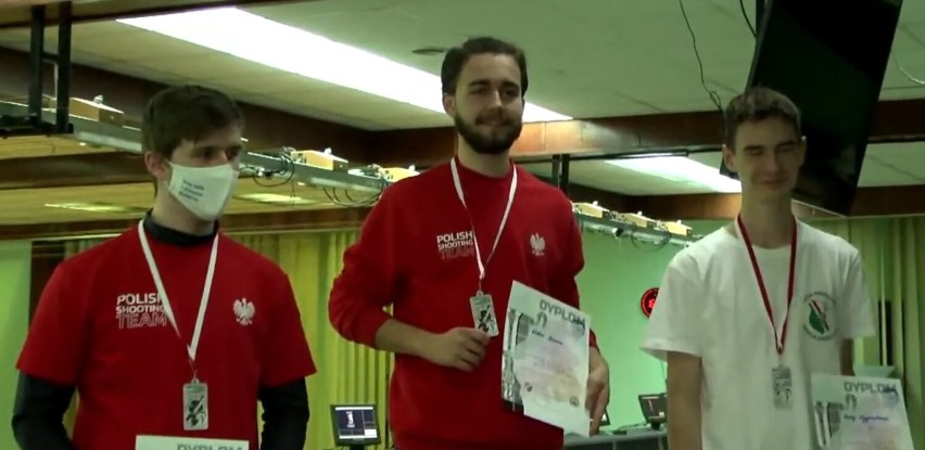 Złoty medal dla zawodnika OKSS 10-ka z Radomska. Wiktor Blada najlepszy w finale pistoletu pneumatycznego