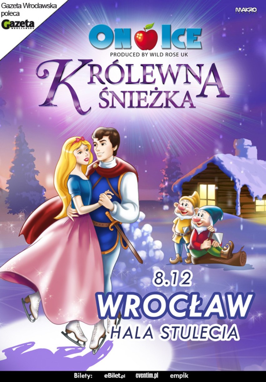 Królewna Śnieżka ON ICE już 8 grudnia we Wrocławiu!