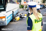 KOSTRZYN NAD ODRĄ Motocyklista wyjeżdżający z Pol'And'Rock Festivalu uderzył w autobus [ZDJĘCIA]